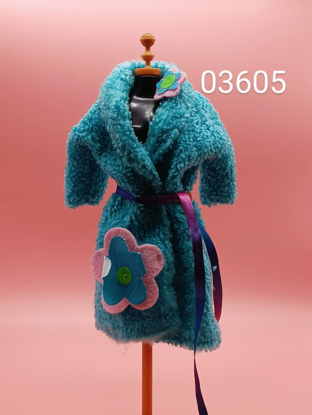 Одежда для куклы Барби винтаж халат 03605