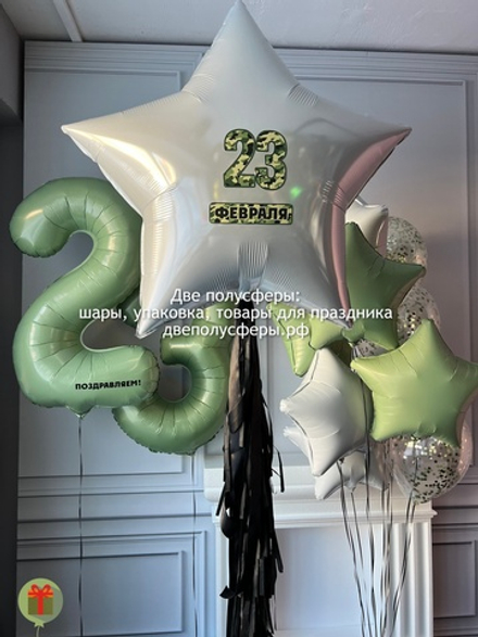 Набор шаров 23 Февраля