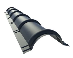 Конек бочкообразный для МЧ и ПЛ (150х150мм)., матовый