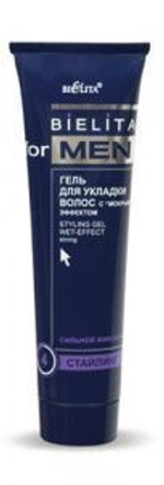 Белита MEN Гель для укладки волос с мокрым эффектом мужской, 100мл