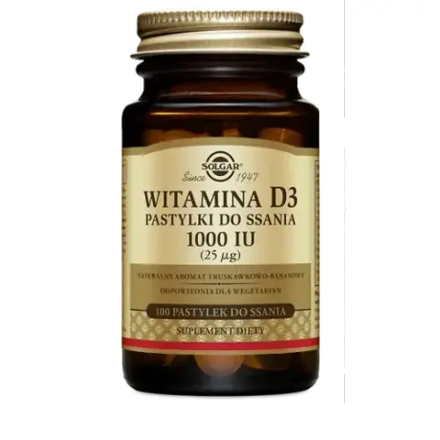 Солгар Витамин D3 1000 - 100 пастилок