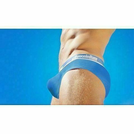 Мужские трусы брифы голубые Aussiebum WJ Raw Blue Brief AB00394