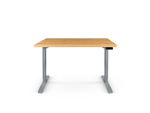Регулируемый компьютерный стол Bazalt с регулировкой по высоте — столешница МДФ Дуб европейский