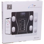 Весы напольные электронные «SMART-Weight» 26*26*0,4 см, bluetooth (работает от 2хААА), Белый