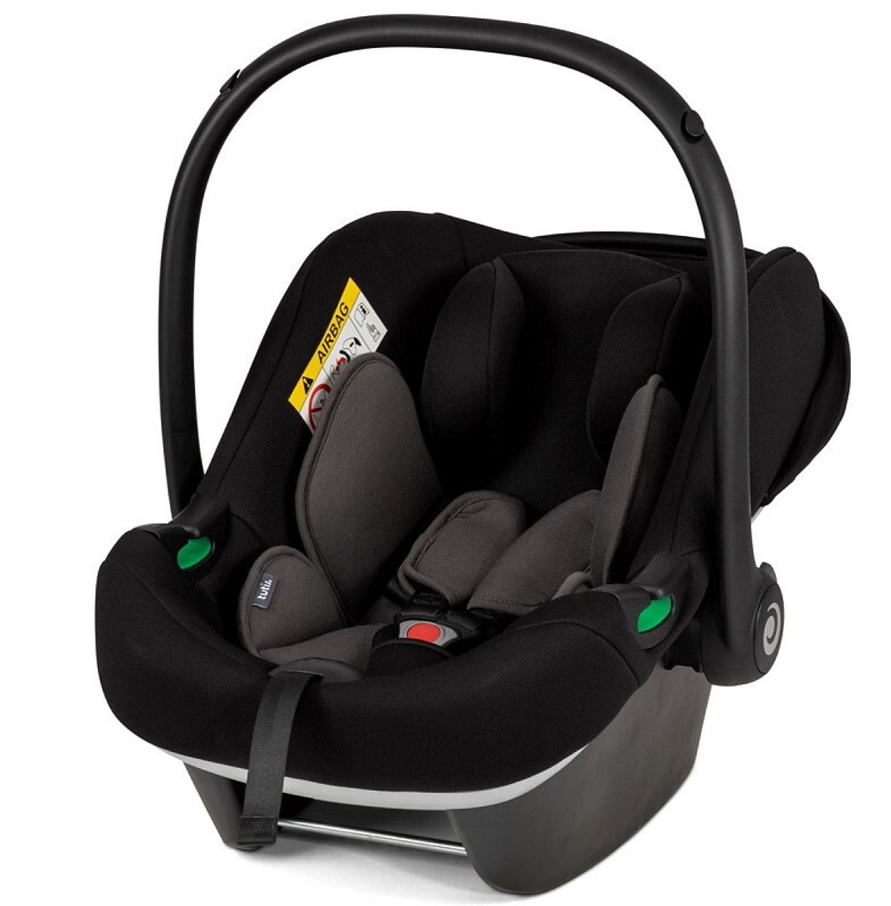 Детская коляска Roan Sol Luxury 3 в 1 с автокреслом Tutis Elo Black RSL/4041 Porto/Nikiel