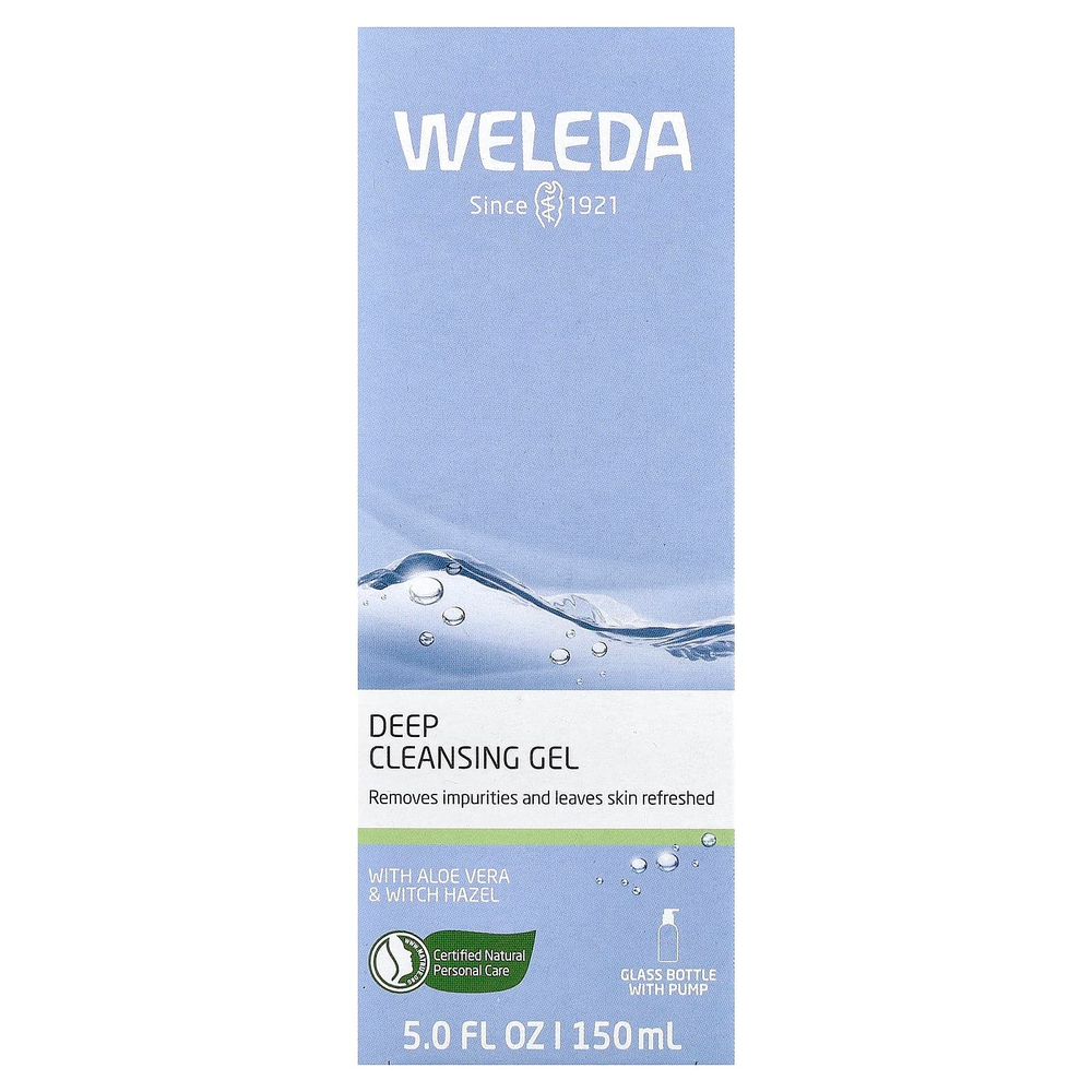 Weleda, гель для глубокого очищения с алоэ вера и гамамелисом, 150 мл (5 жидк. унций)