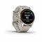Garmin Fenix 7S Pro Sapphire Solar – золотистый корпус, светло-песочный ремешок