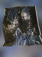 Ткань натуральный шелк 100% (Италия) ш-135см цена за купон - 140см