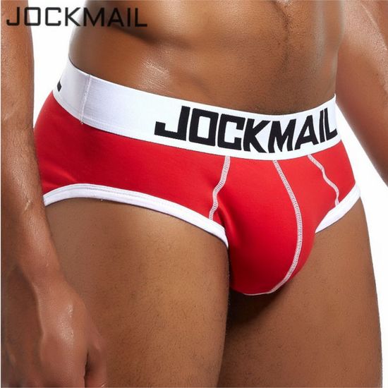 Мужские трусы брифы красные JOCKMAIL JM2032-8