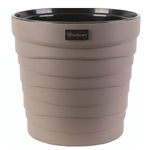 Кашпо "Бархан" со вставкой (12л) Цв. Мокачино