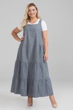 Сарафан 1251 серый Novita (Акция)