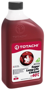 Жидкость охлаждающая низкозамерзающая TOTACHI SUPER LONG LIFE COOLANT Red -40C 1л
