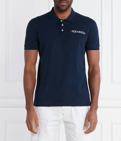 Поло Tennis Dsquared2 - темно-синий(S71GL0046 S22743)
