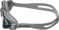 Очки для плавания, серия "Комфорт", серые, цвет линзы - серый