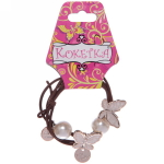 Резинки для волос 2шт «Кокетка - Mini miracle Бабочка», цвет микс, d-5см