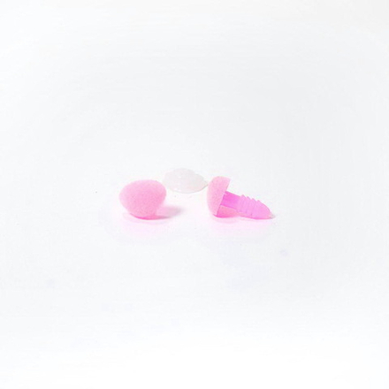 Носик бархатный розовый 12х10мм