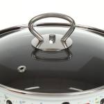 Набор эмалированной посуды 6 пр, кастрюли 1.9, 2.5, 3.7 л, Керчь, Сластена-1-Люкс стиль