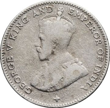 10 центов 1918 Стрейтс Сетлментс