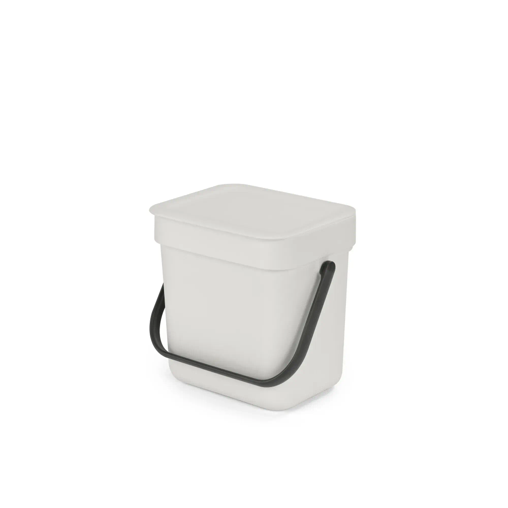 Brabantia Корзина для мусора Sort & Go 3 л Светло-серый