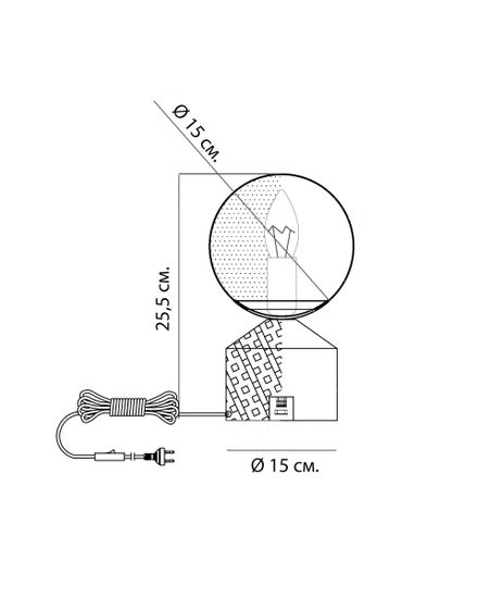 Настольная лампа “Сурья”