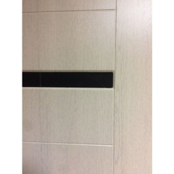 Входная металлическая дверь Лабиринт Cosmo 2К (Космо ) 01 Беленый дуб, черные стекла
