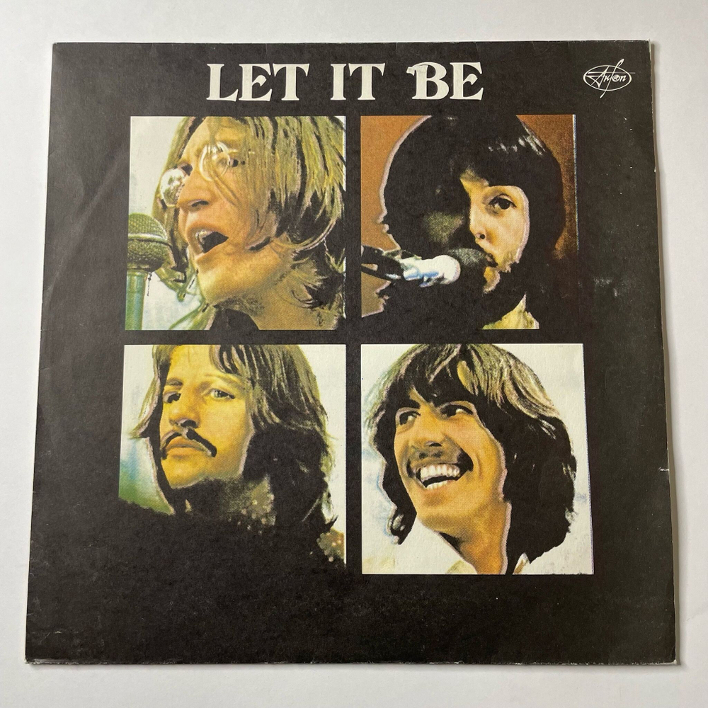 Винтажная виниловая пластинка LP The Beatles Битлз Let It Be Пусть Будет Так (Россия 1992)