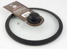 Крышка стеклянная с силиконовым ободом TimA 5022BL 22 см