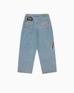 Джинсы ICECREAM Running Puppy Patch Tripple Scoop Denim Pant