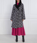 Двухстороннее пальто Monogram Karl Lagerfeld - черный(226W1500)