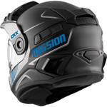 Шлем снегоходный CKX MISSION AMS EDL FULL FACE TRACKER, голубой матовый