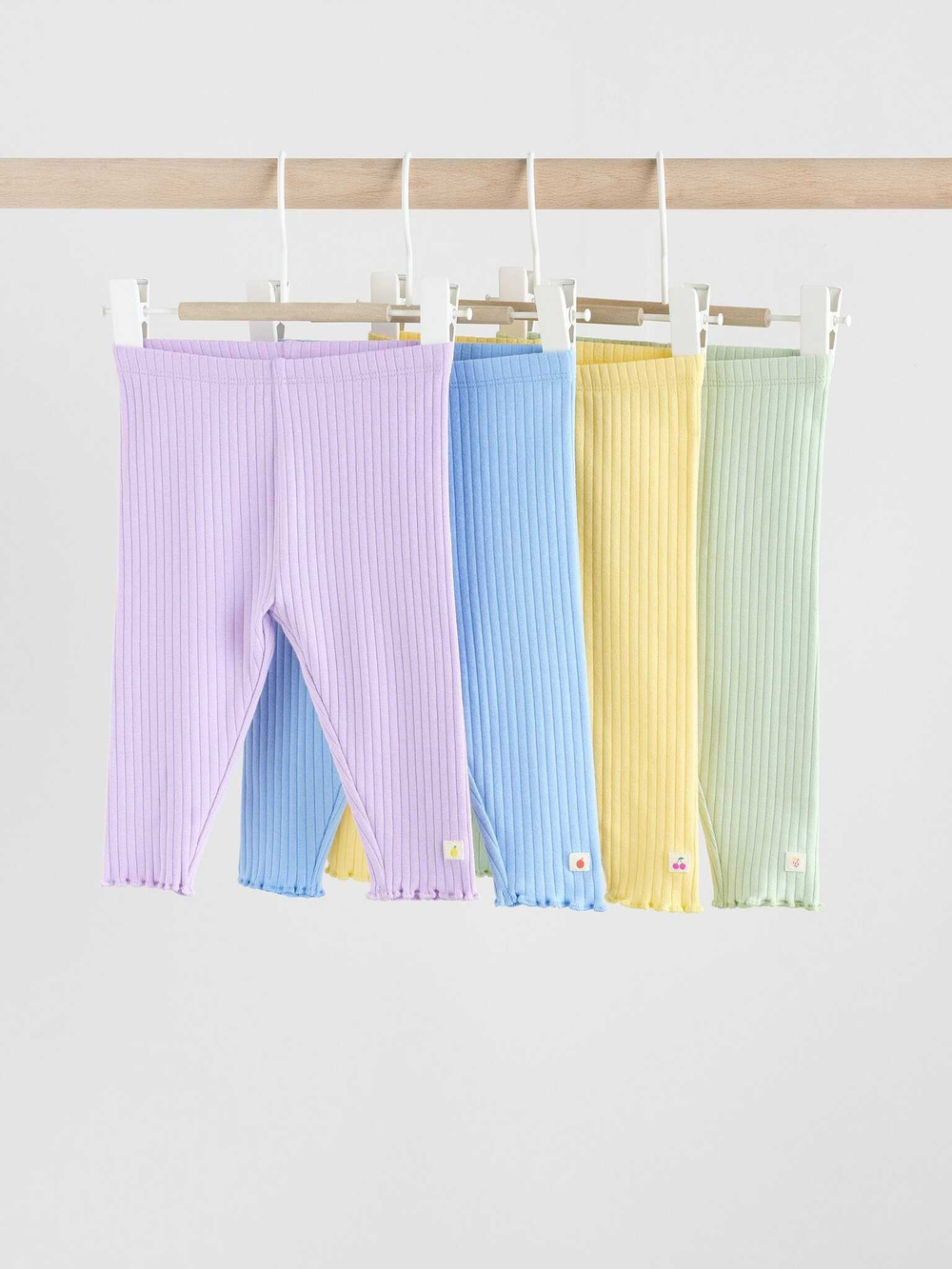 Легинсы для малышей Next AG4-688, 4 шт., Фиолетовый, Желтый, Синий, Зеленый