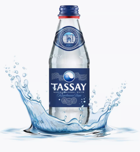 ВОДА ТАССАЙ ГАЗИРОВАННАЯ 0.25Л СТЕКЛО