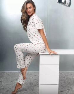 Домашняя одежда ZEPHYR HOME Мелкие сердечки