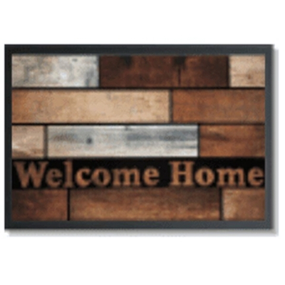 Коврик придверный влаговпитывающий с рисунком 45х75 подложка-резина, арт. 8864-01