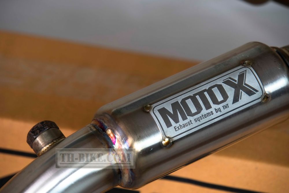 Full Exhaust System for Honda CRF250L-M-Rally (2012-2020). Made in Thailand. MOTO-X Twin Carbon