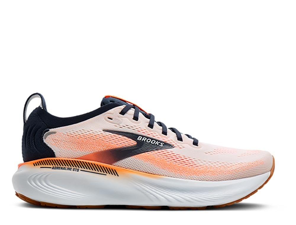 Кроссовки для бега мужские Brooks Adrenaline GTS 25 M Оранжево-Белые