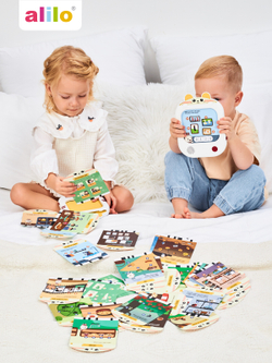 Набор alilo Обучай-Зайка Q1, дополнительный набор карточек L1.