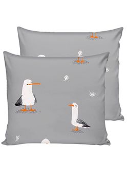 Комплект наволочек 2шт Сказка "Чайки" 70х70 см
