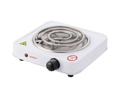 Электроплитка ENERGY EN-902 1 конфорка спираль ТЭН 1кВт белая 158902