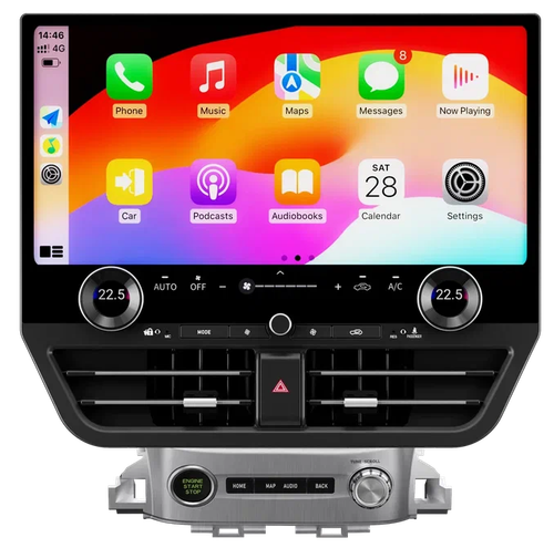 Магнитола для Toyota Land Cruiser 200 2015-2021 (топовая комплектация) - Kuberg ZF-3033-GE на Android 13, Быстрая, 4G SIM-слот, CarPlay