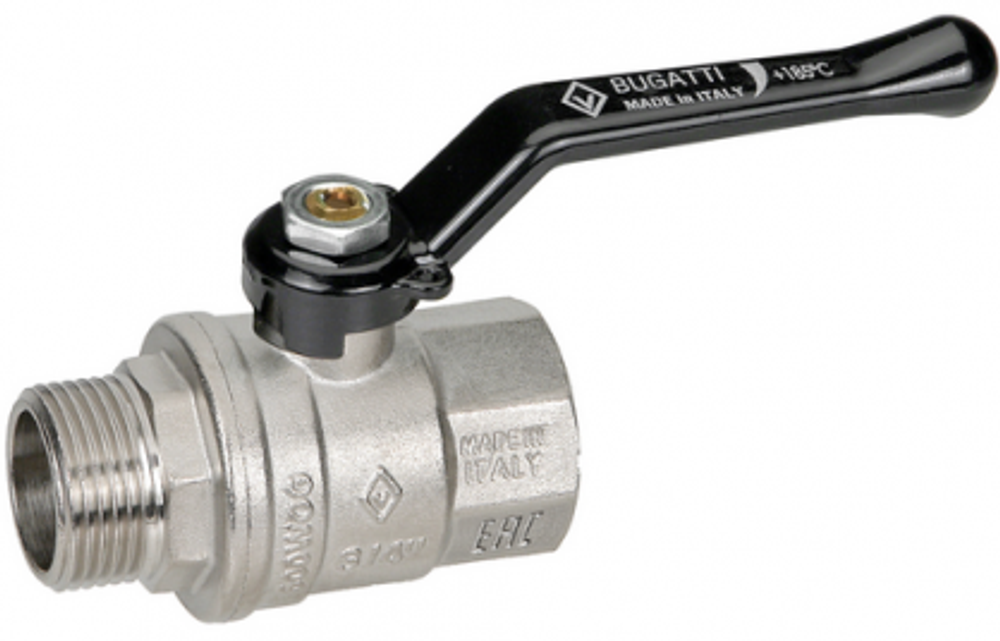 Bugatti Кран шаровый 1" г. ш. (ручка)