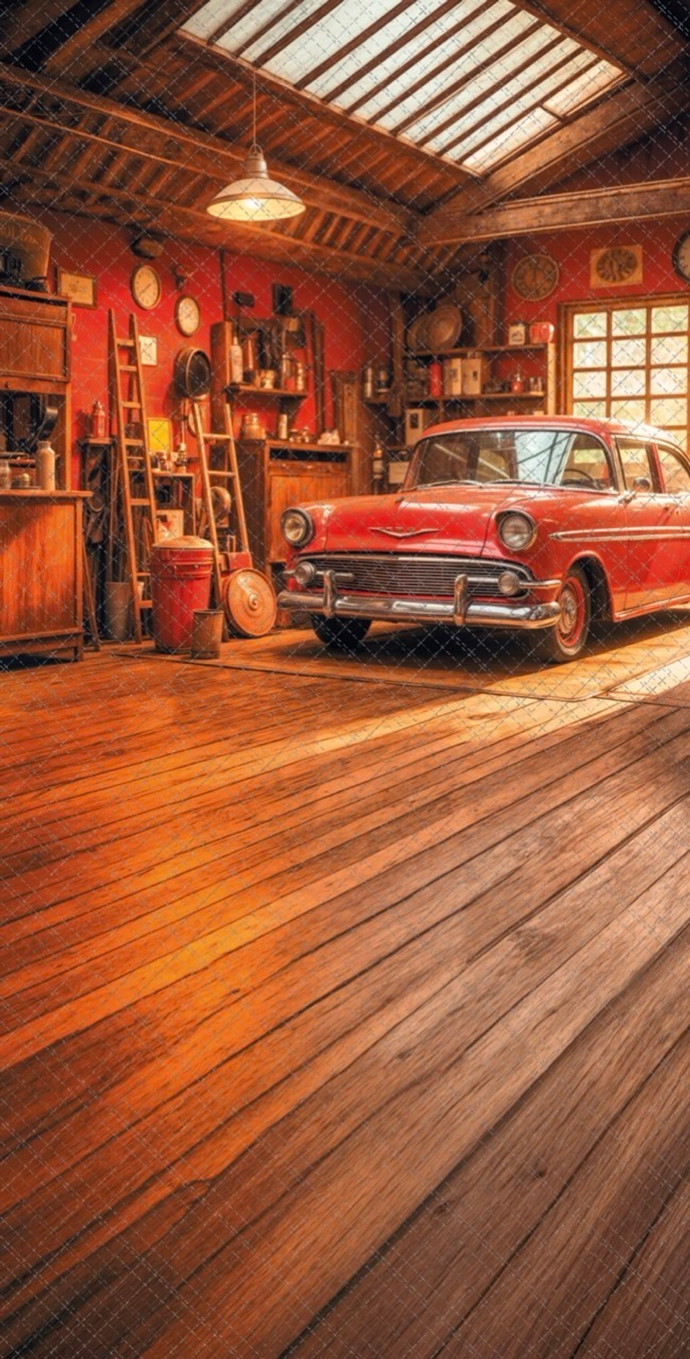 Гараж №1 версия 2025 - фон неопреновый