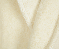 Халат махровый Hamam Sultan слоновая кость Турция на модели фото