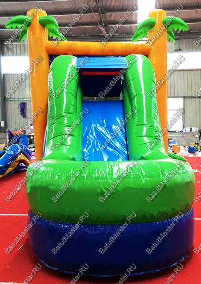 Батут-горка "Отдых на пляже", 6*3*4 м