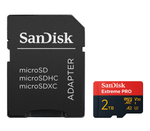 Карта памяти SanDisk MicroSDXC 2TB Extreme Pro UHS-I A2 V30 U3 250/150MB/s + SD-адаптер