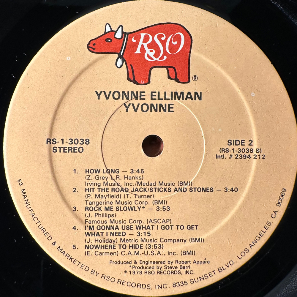 Yvonne Elliman - Yvonne (США 1979г.)