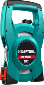 KRAFTOOL 50 м, геодезическая стальная мерная лента (34185-50)
