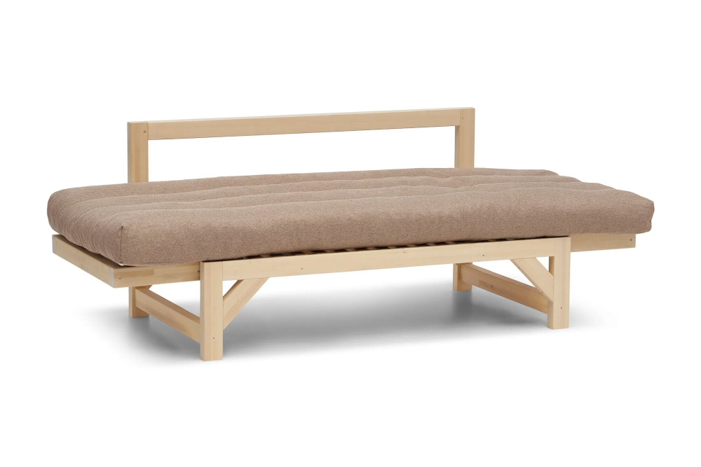 Диван кушетка Элиза, рогожка, светло-коричневый