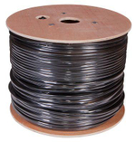 Кабель витая пара F/UTP кат.5e 4х2х24AWG solid PE OUTDOOR черн. (м) Rexant 01-0146