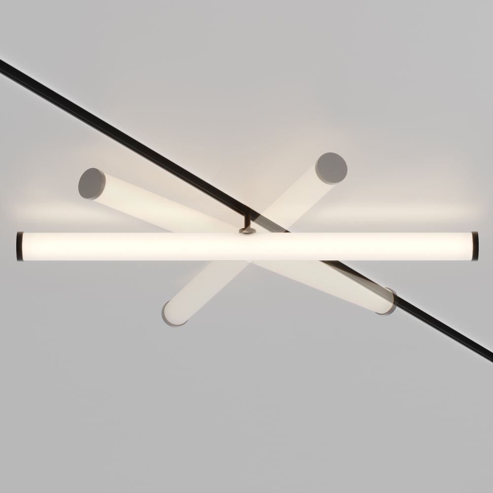 Трековый магнитный светодиодный светильник Maytoni Exility TR086-2-25W3K-B